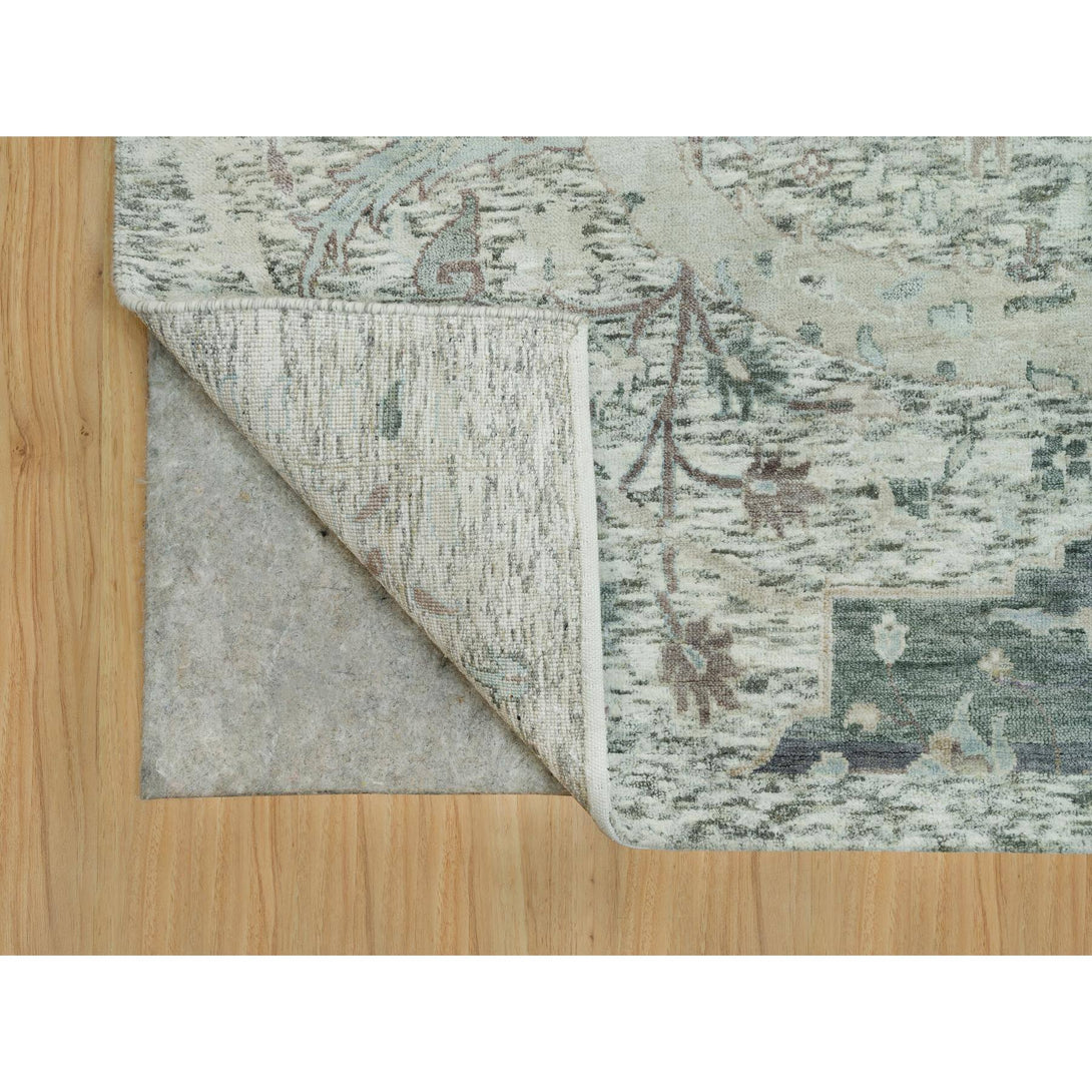 Hand Knotted  Rectangle Area Rug > Design# CCSR90236 > Size: 9'-1" x 12'-0"