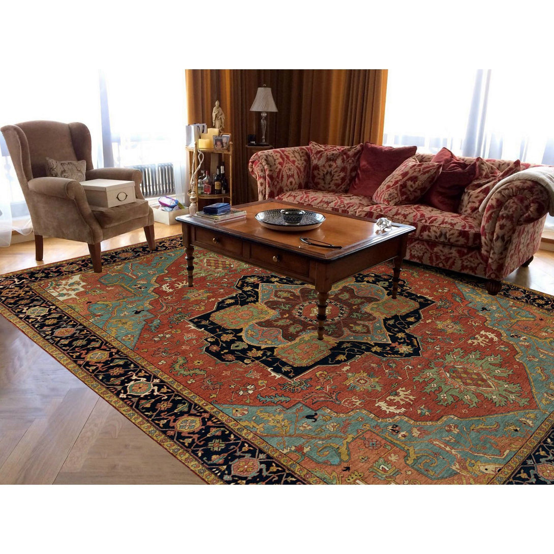 Hand Knotted  Rectangle Area Rug > Design# CCSR90267 > Size: 9'-0" x 12'-0"
