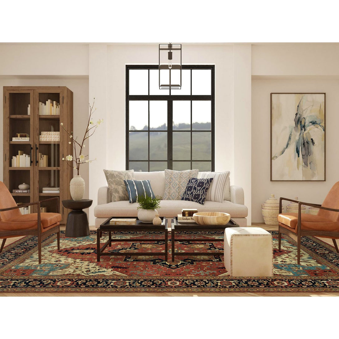 Hand Knotted  Rectangle Area Rug > Design# CCSR90268 > Size: 9'-11" x 14'-0"