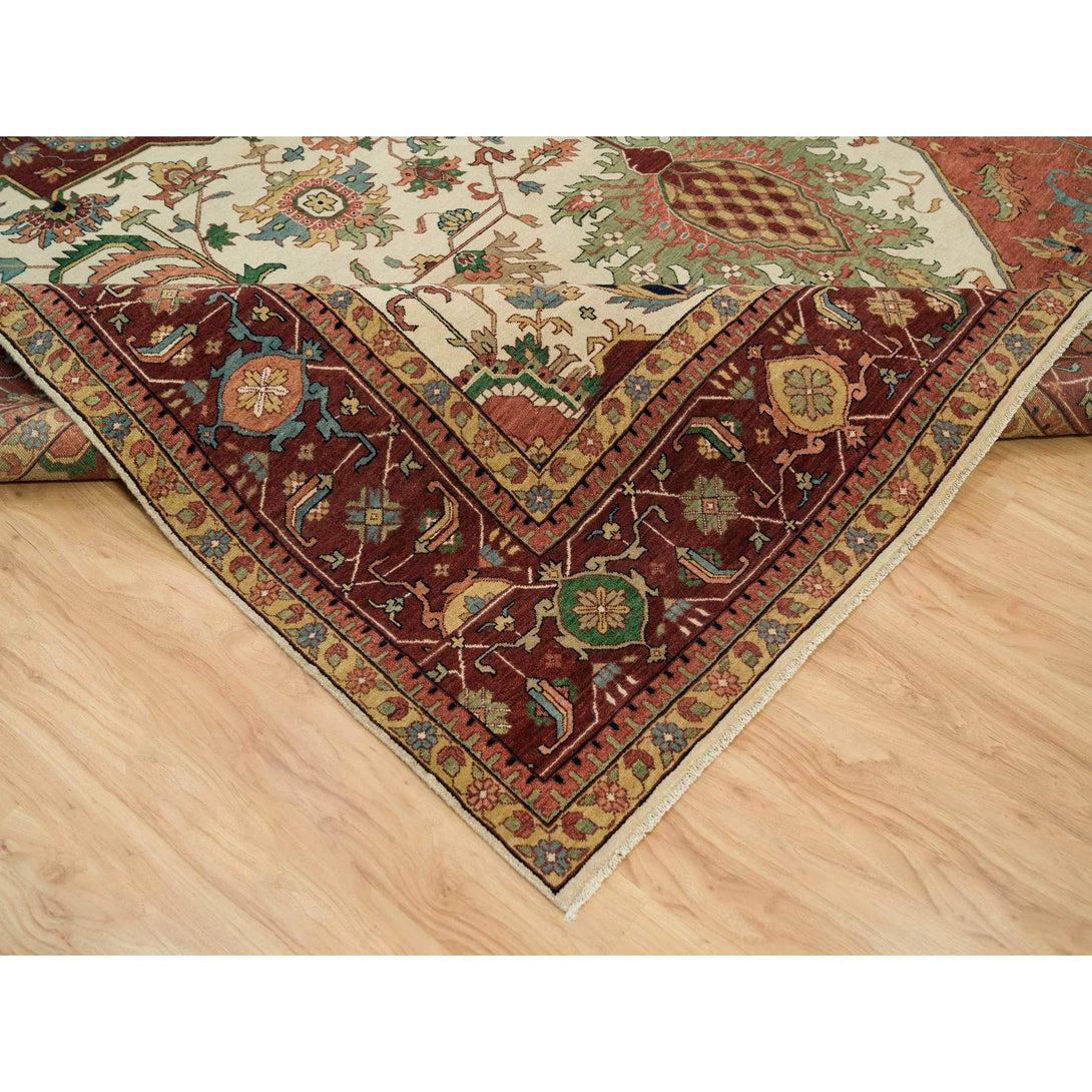 Hand Knotted  Rectangle Area Rug > Design# CCSR90291 > Size: 11'-9" x 18'-2"