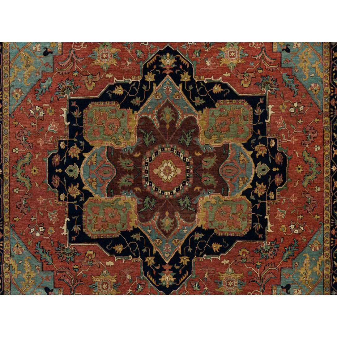 Hand Knotted  Rectangle Area Rug > Design# CCSR90295 > Size: 9'-2" x 12'-1"
