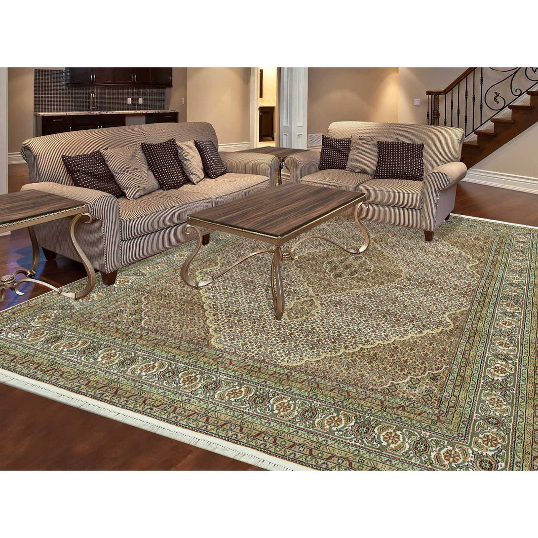 Hand Knotted  Rectangle Area Rug > Design# CCSR90604 > Size: 7'-10" x 9'-11"