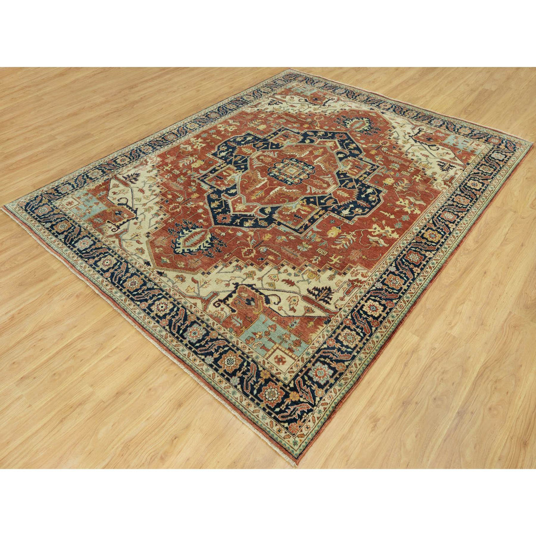 Hand Knotted  Rectangle Area Rug > Design# CCSR90631 > Size: 8'-1" x 10'-2"