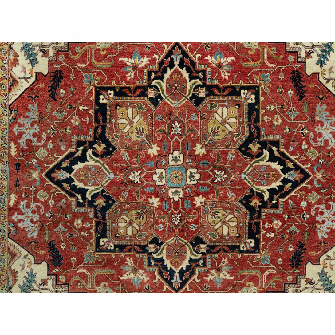 Hand Knotted  Rectangle Area Rug > Design# CCSR90635 > Size: 7'-11" x 10'-1"