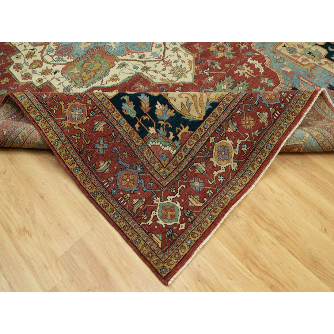 Hand Knotted  Rectangle Area Rug > Design# CCSR90636 > Size: 9'-10" x 14'-1"