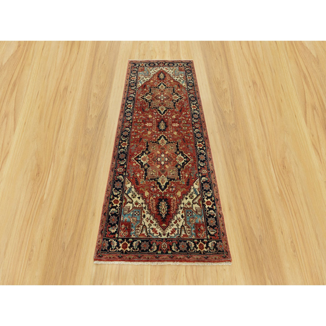 Hand Knotted  Rectangle Area Rug > Design# CCSR90640 > Size: 2'-7" x 6'-4"