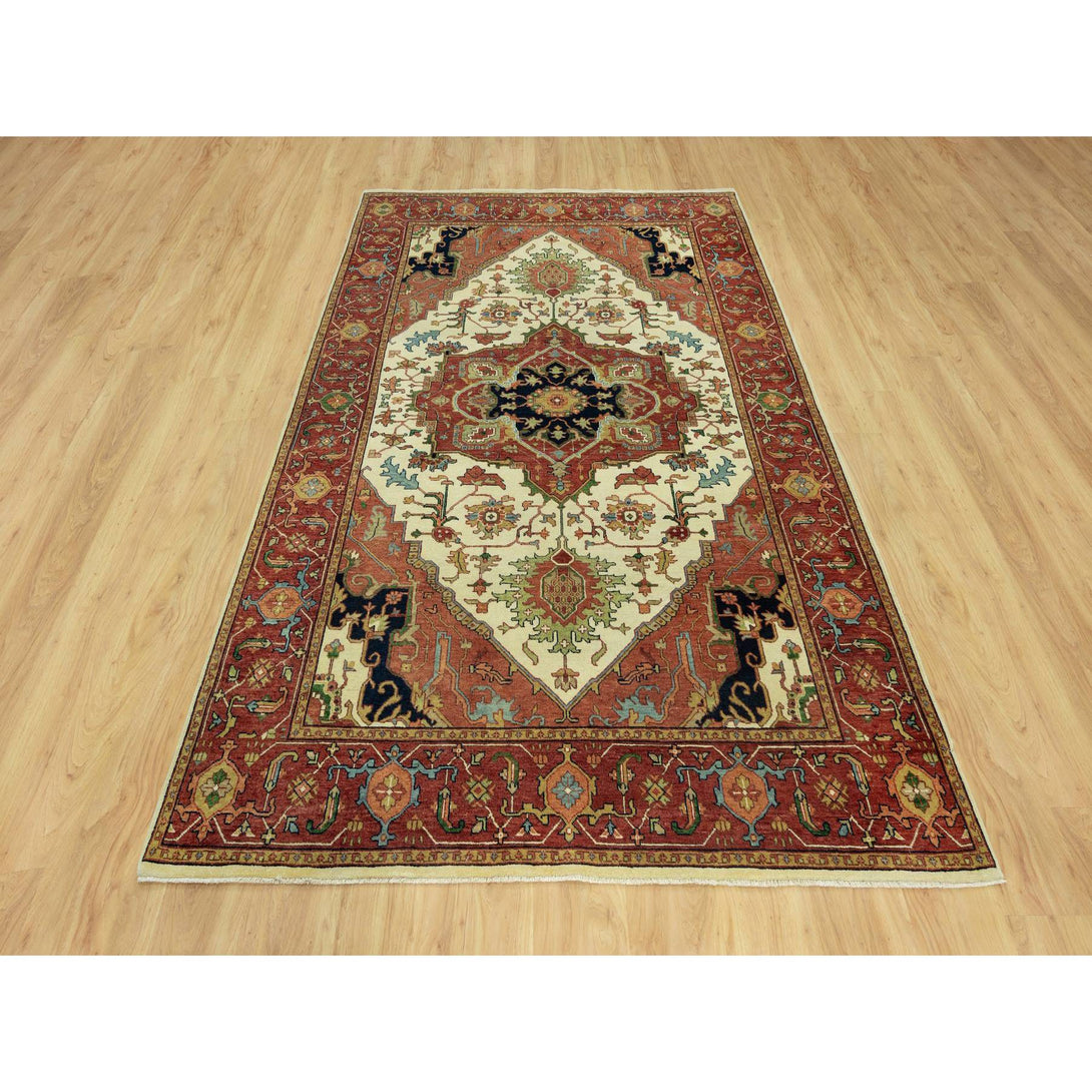 Hand Knotted  Rectangle Area Rug > Design# CCSR90642 > Size: 6'-1" x 8'-10"