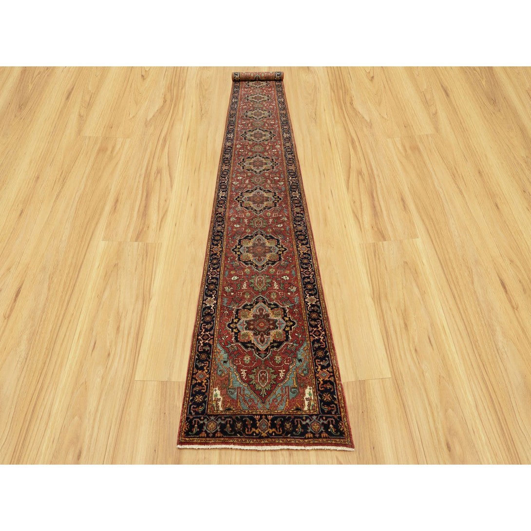 Hand Knotted  Rectangle Runner > Design# CCSR90650 > Size: 2'-5" x 19'-9"