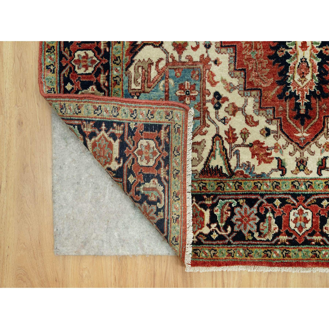 Hand Knotted  Rectangle Area Rug > Design# CCSR90652 > Size: 4'-1" x 6'-2"