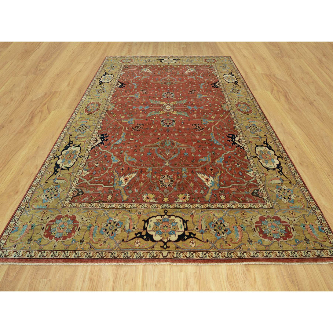 Hand Knotted  Rectangle Area Rug > Design# CCSR90658 > Size: 8'-9" x 12'-0"