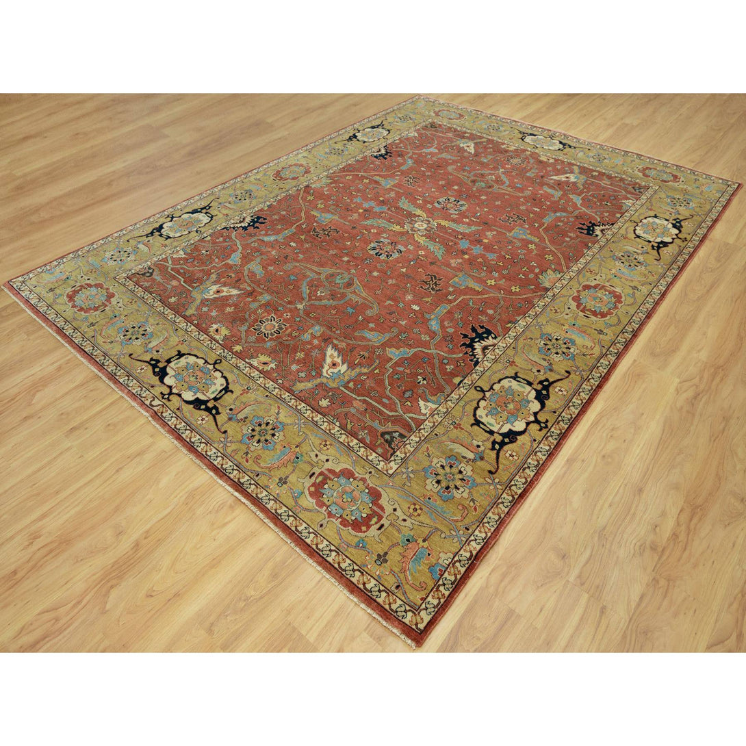 Hand Knotted  Rectangle Area Rug > Design# CCSR90658 > Size: 8'-9" x 12'-0"